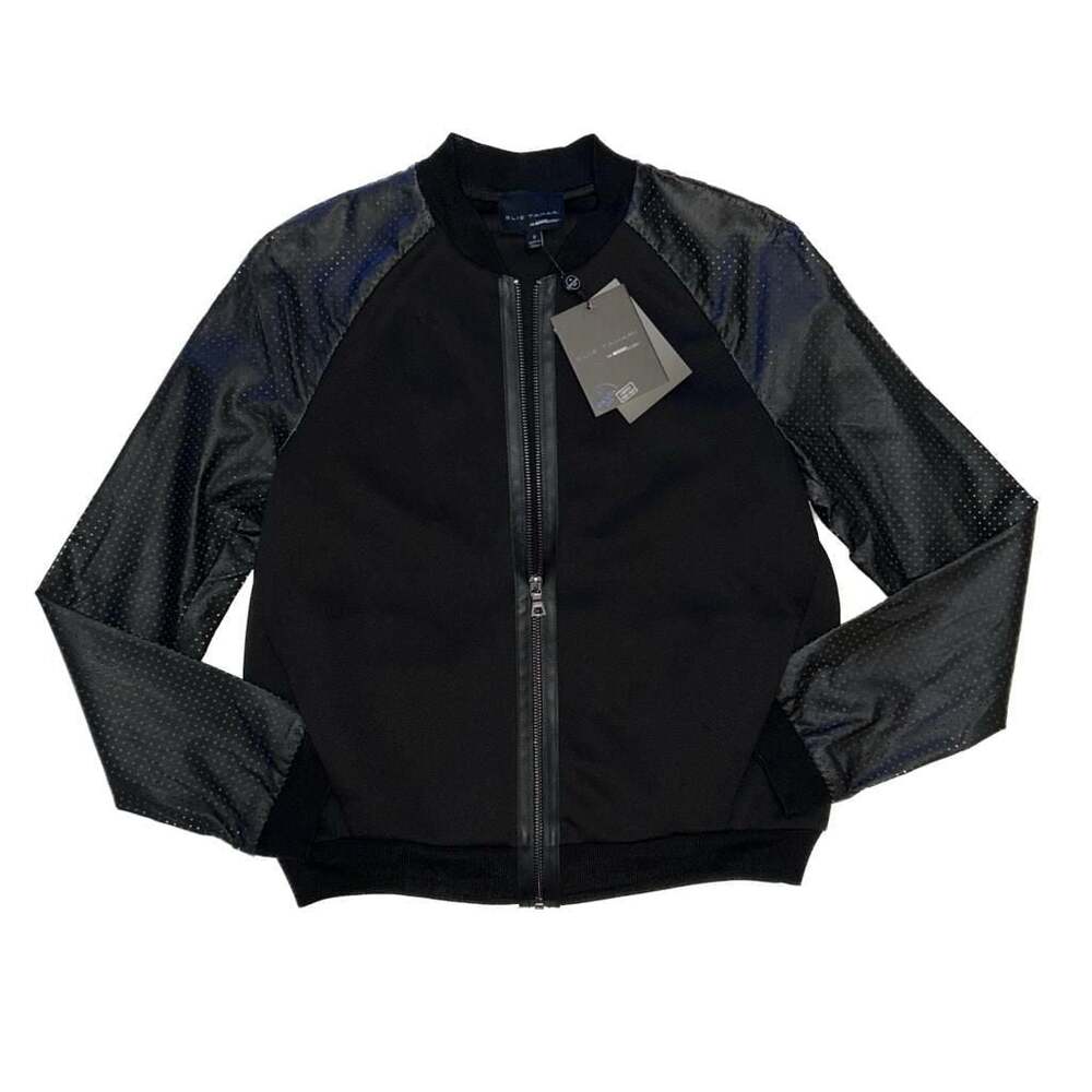 Elie Tahari for DesigNation “Perf Bomber Jacket” – Size S, NWT